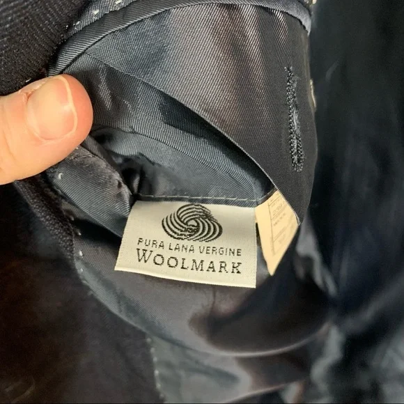 Pal Zileri Plaid 100% Wool Blazer 48R